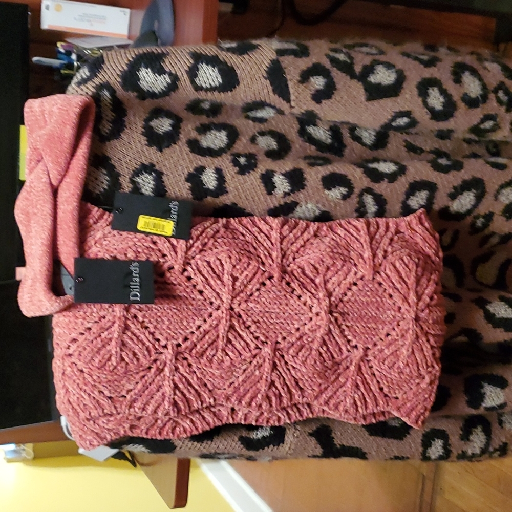Infinity scarf and ear warmer